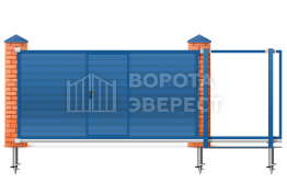 Ворота откатные 12 метров 12000×3000 ВЭ-5994